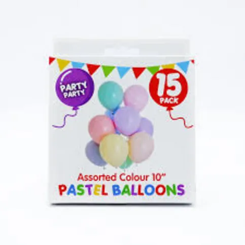 Assorted Pastel Balloons