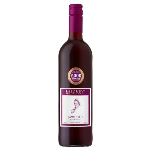Barefoot Jammy Red 75cl