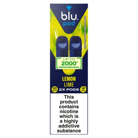 Blu Bar Pods Lemon & Lime 2x2ml
