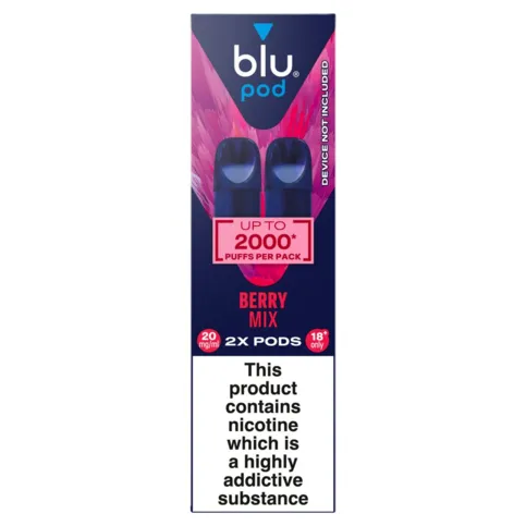 Blu Pod Berry Mix Vape Pods 20mg/ml 2 Pack