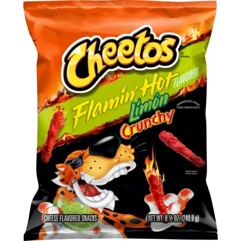 Cheetos Flamin Hot Limon Crunchy Snacks