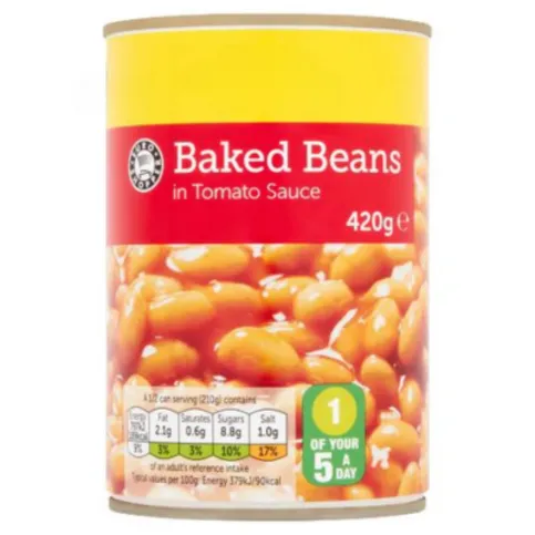 Euro Shopper Baked Beans in Tomato Sauce 420g