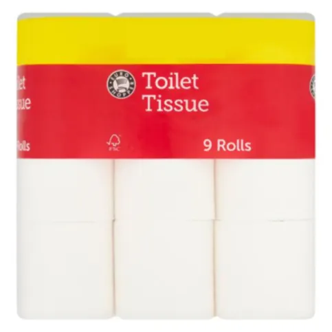 Euro Shopper Toilet Roll 9 Pack