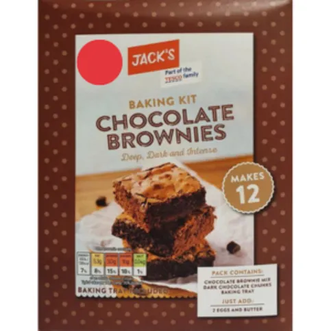 Jack's Choc Brownie Mix 12 Pack