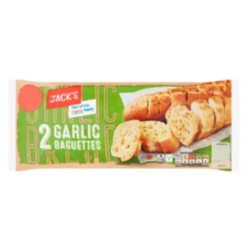 Jack's Garlic Baguettes 2 Pack