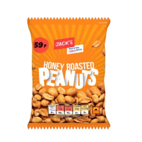 Jack's Honey Roasted Peanuts 75g