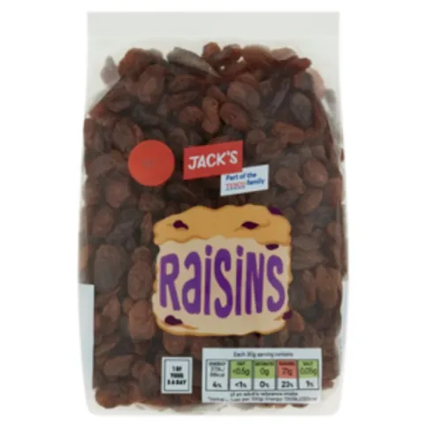 Jacks Raisins 375g
