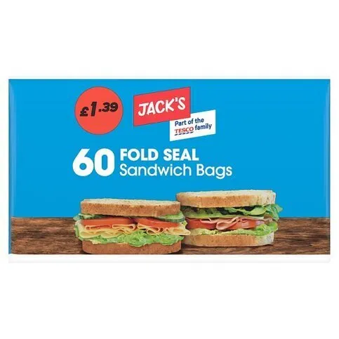 Jack's Sandwich Bag 60 Pack