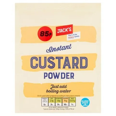Jack's Instant Custard 72g