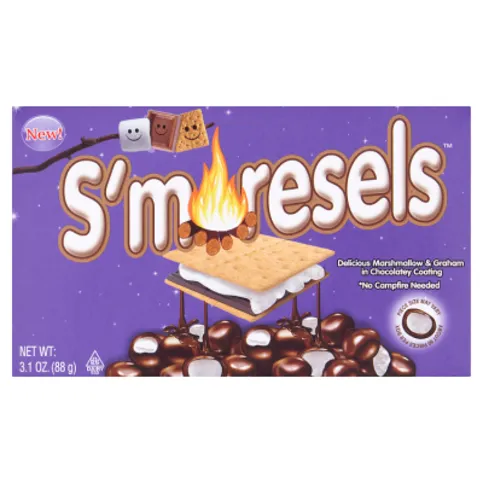 S'Moresels Delicious Marshmallow & Graham in Chocolatey Coating 88g