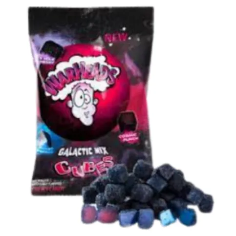 Warheads Galactic Mix Cubes
