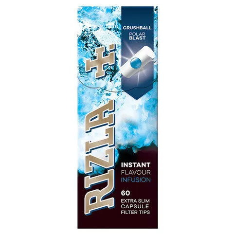 Rizla Polar Blast Extra Slim Tips 60s