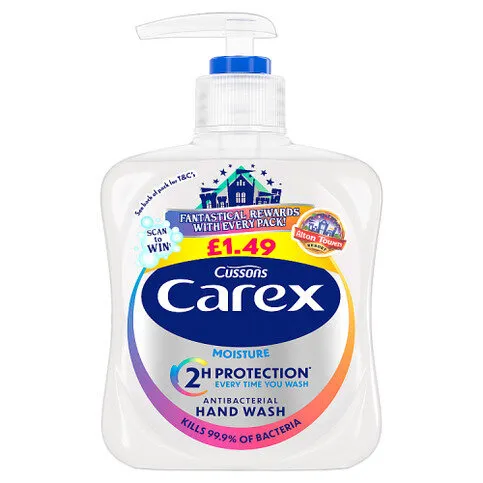 Carex Moisture Antibacterial Hand Wash 250ml
