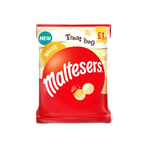 Maltesers White Chocolate & Honeycomb £1.50 PMP Bag 54g
