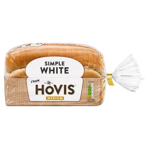 Hovis Simple White Medium Sliced Bread 800g