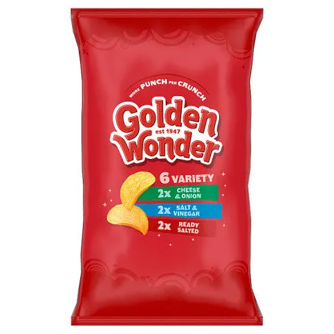 Golden Wonder 6 x 25g