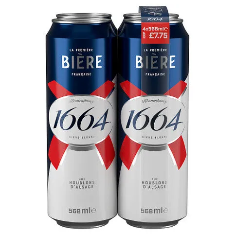 Kronenbourg 1664 Bière Blonde 4 x 568ml