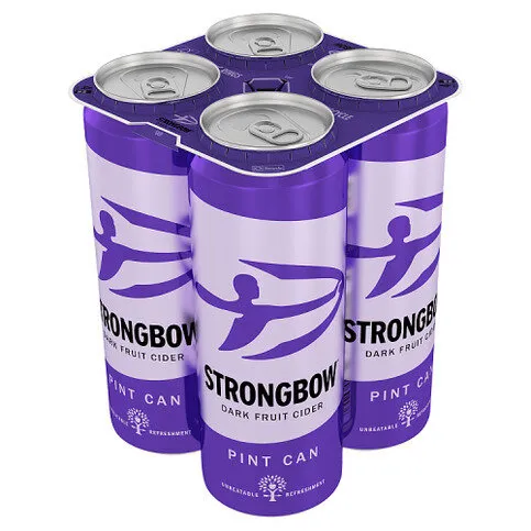 Strongbow Dark Fruit Cider Pint Cans 4 x 568ml