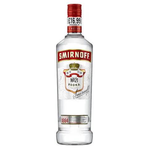 Smirnoff No. 21 Vodka 37.5% vol 70cl Bottle PMP £16.99