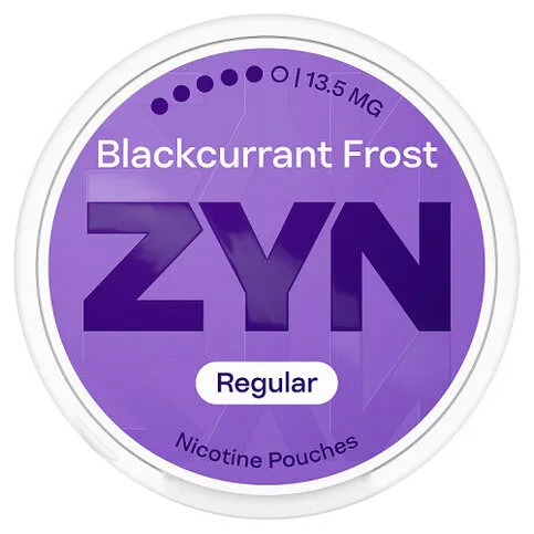 ZYN Regular Blackcurrant Frost Nicotine Pouches 13.5mg
