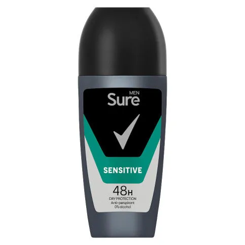 Sure Men  Anti-Perspirant Roll On Sensitive 50 ml 