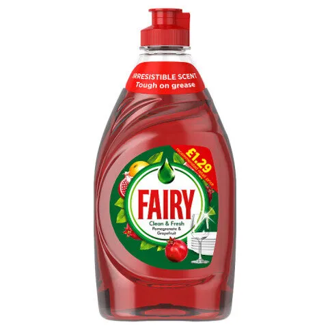 Fairy Clean & Fresh Washing Up Liquid Pomegranate & Grapefruit 320ML