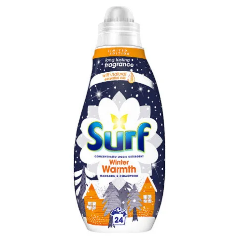 Surf Limited Edition Biological Liquid Detergent Winter Warmth 24 Wash 648 ml 