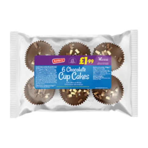 Bobby's 6 Chocolate Cup Cakes 150g