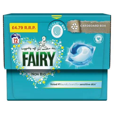 Fairy Non Bio Pods Washing Capsules 12 Capsules