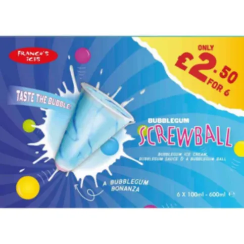 Franco Bubblegum Screwballs 6 Pack