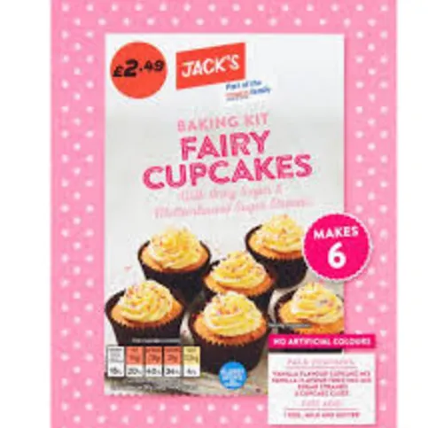 Jack's Fairy Cupcakes baking kit 290g