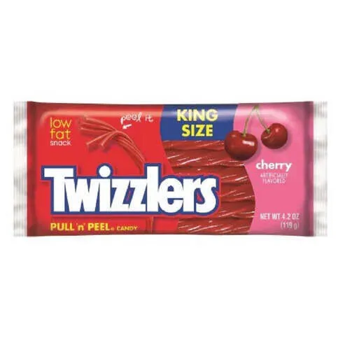 Twizzlers Pull N Peel King Size Bar 119g