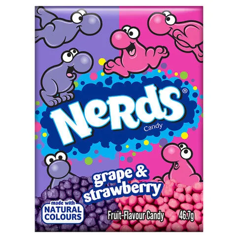 Nerds Grape & Strawberry Fruit-Flavour Candy 46.7g
