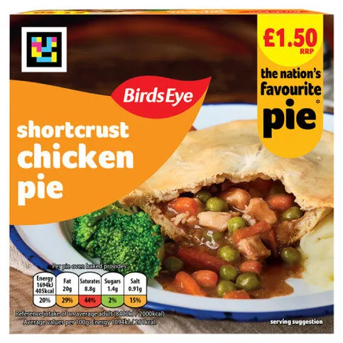 Birds Eye Shortcrust Chicken Pie 155g