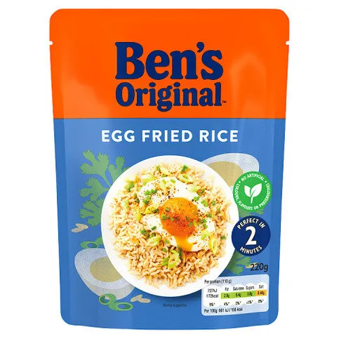 Bens Original Egg Fried Microwave Rice 220g