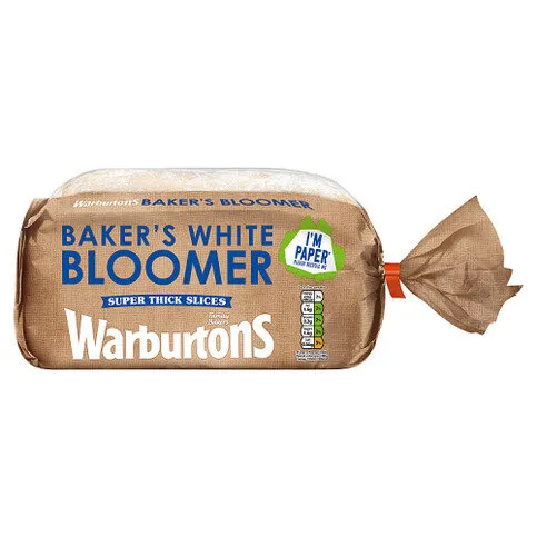 Warburtons Baker's White Bloomer Super Thick Slices 800g