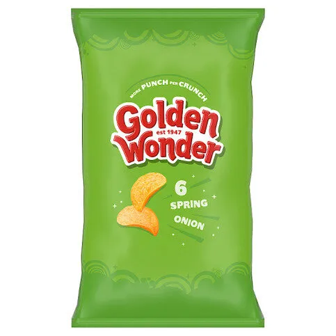 Golden Wonder Spring Onion 6 x 25g