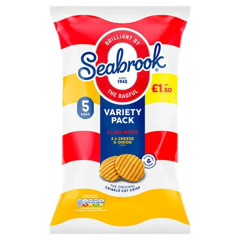 Seabrook Variety Pack 5 x 25g