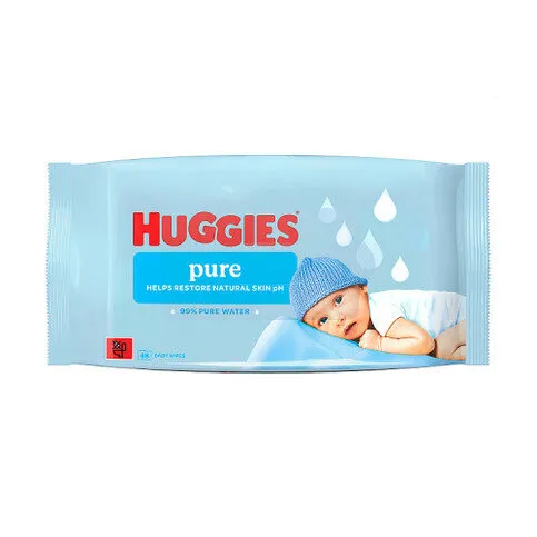 Huggies 48 Pure Baby Wipes