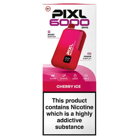 Pixl 6000 Cherry Ice 20mg/ml
