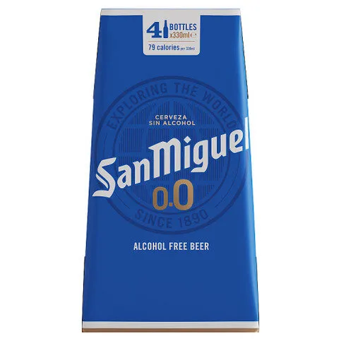 San Miguel Alcohol Free Beer 4 x 330ml